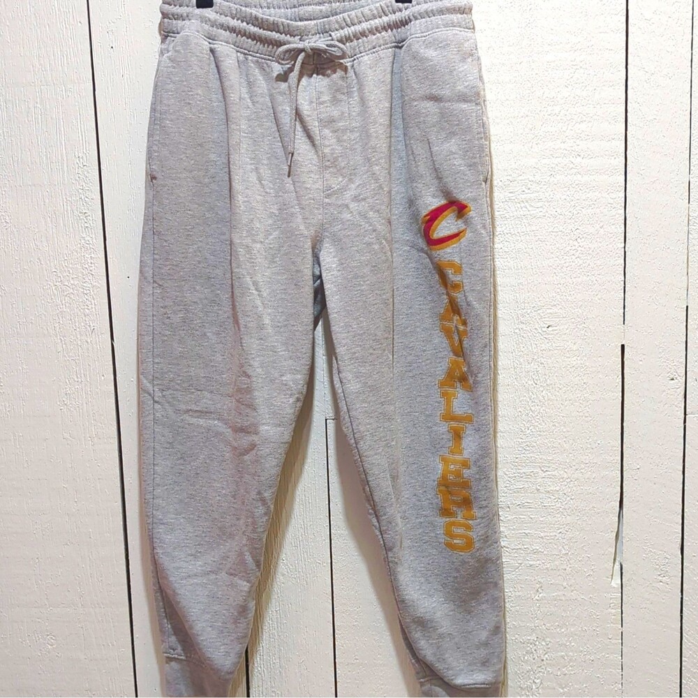 NBA Cleveland Cavaliers Gray Sweatpants Pants L Officially Licensed NBA